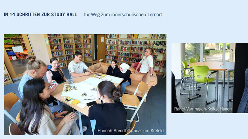 In 14 Schritten zur Study Hall,  Dr. P. R. Moog / LEA-Projekt, https://learning-environments.eu, CC-BY-SA 4.0